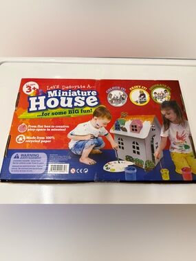 Free with purchase Miniature House Craft Kit - Paintable P- add to bundle